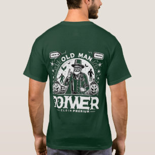Camiseta hombre viejo de haloween power T-Shirt