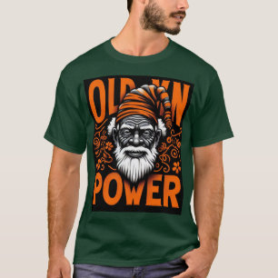 Camiseta hombre viejo de haloween power T-Shirt