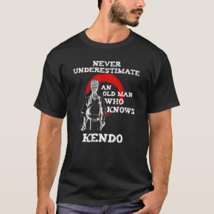 Camiseta Hombre viejo de Kendo cita las artes marciales jap