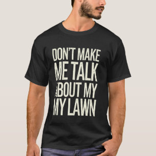 Camiseta Hombre Viejo Gruñón Fuera De Mi Césped