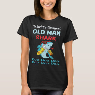 Camiseta HOMBRE VIEJO Y DIVERTIDO DEL Tiburón