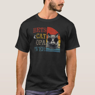 Camiseta Hombre Vintage Mejor Opa de Gato Jamás   Opa de Ga