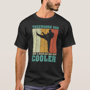 Camiseta Hombre Vintage Retro Taekwondo Papá Como Un Padre