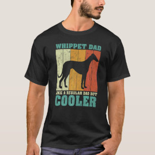 Camiseta Hombre Vintage Retro Whippet Papá Como Un Papá Reg