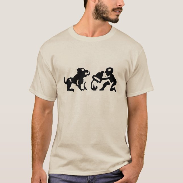 Camiseta Hombre y bestia (Anverso)