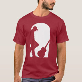 Camiseta Hombre y Guitarra