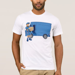 Camiseta Hombre y Van de entrega