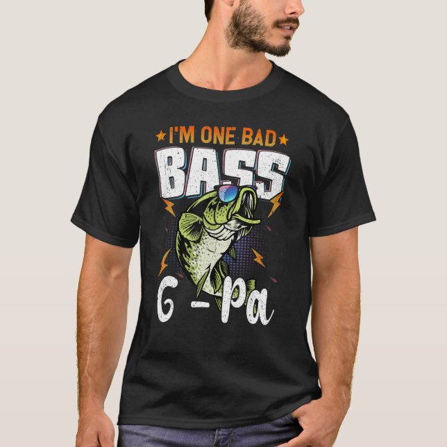Camiseta Hombre, yo soy un malvado pez gordo que pesca por  (Anverso)