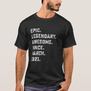 Camiseta Hombres 100 Dones De Cumpleaños Epic Y Alegre Leye