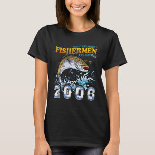 Camiseta Hombres 16 Años Solamente Los Mejores Pescadores S