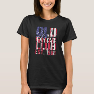 Camiseta Hombres 1968 Birthday Party Old Man Club Est 1968 