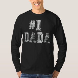 Camiseta Hombres 1 Dada Número Uno Familia Papá Ama El Orgu