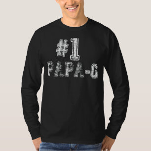 Camiseta Hombres 1 Papa G Número 1 Familia Orgullo de amor 