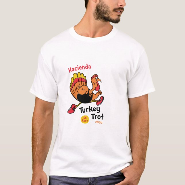 Camiseta Hombres 2020 Hacienda Turquía trota 5.000 carreras (Anverso)