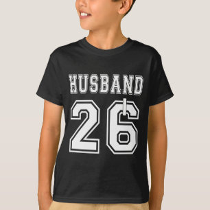 Camiseta Hombres 2026 marido esposa partido de compromiso c
