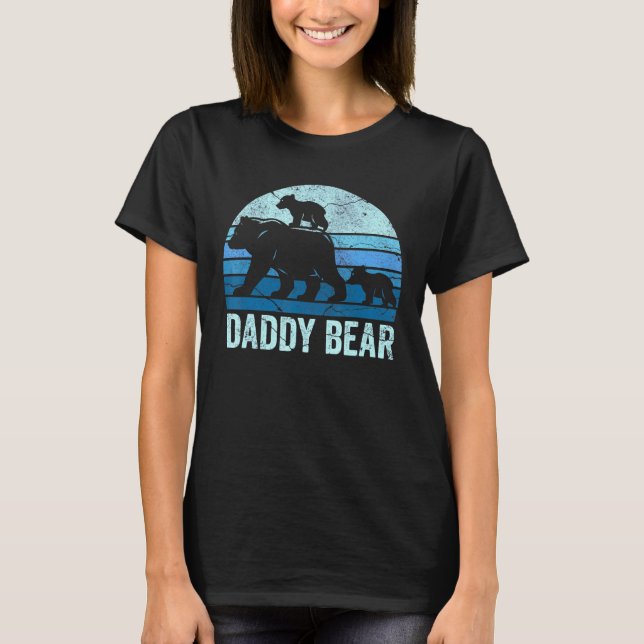 Camiseta Hombres 2 Niño Papi oso Papá Oso (Anverso)