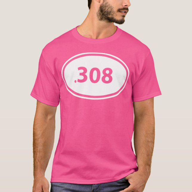 Camiseta Hombres 308 propietarios de armas de calibre (Anverso)