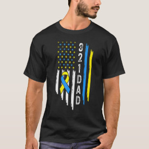 Camiseta Hombres 321 Síndrome de Down del mundo cromosómico