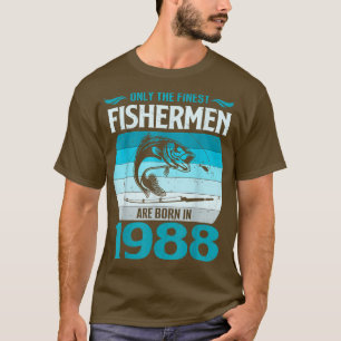 Camiseta Hombres 33 Años Para Pescador De Pescadores De 33 