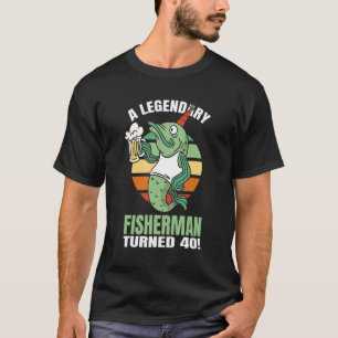 Camiseta Hombres 40 Aniversario: Un ángel legendario tendrá