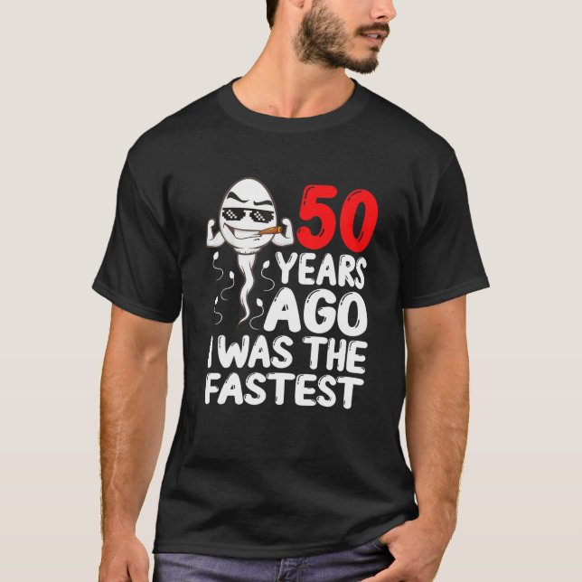 Camiseta Hombres 50 Años Atrás, Vestido De La Mordaza De Cu (Anverso)