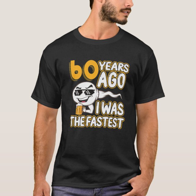 Camiseta Hombres 60 Años Atrás, Era El Espíritu De La Gag (Anverso)