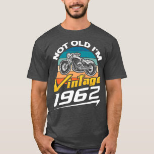 Camiseta Hombres 60 años Leyenda de ciclismo motocicleta Ch