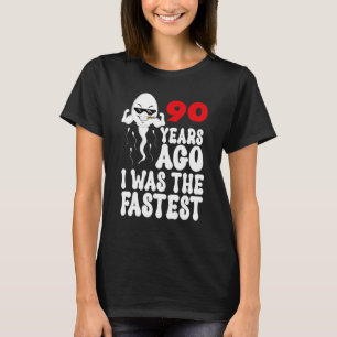 Camiseta Hombres 90 vestido de broma de cumpleaños hace 90