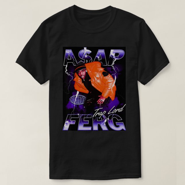 Camiseta Hombres A$AP Ferg Trampa oficial Lord Photo Tee (Diseño del anverso)
