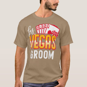 Camiseta Hombres a juego con la novia Boda de Las Vegas y G