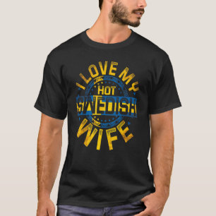Camiseta Hombres a los que amo a mi esposa sueca caliente S