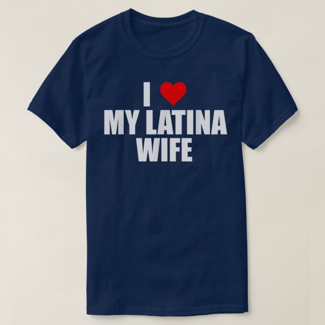 Camiseta Hombres a los que amo a mi hembra latina, linda pa (Diseño del anverso)