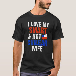 Camiseta Hombres a los que amo a mi inteligente y calurosa 