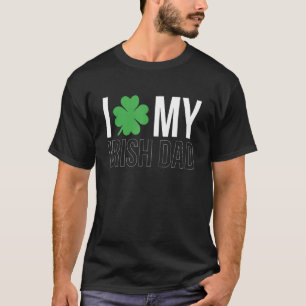 Camiseta Hombres a los que amo a mi padre irlandés, papá, p