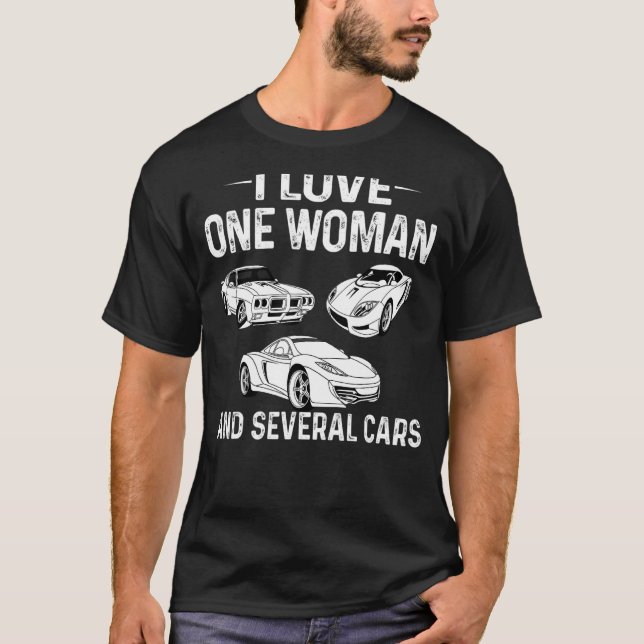 Camiseta Hombres a los que amo a una mujer y varios hombres (Anverso)
