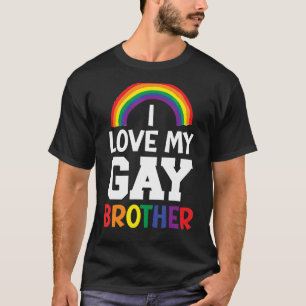 Camiseta Hombres A Los Que Amo Mi Hermano Gay Mejor Hermano