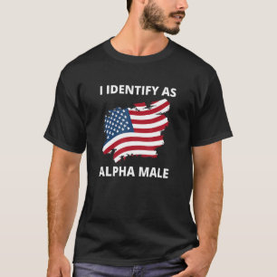 Camiseta Hombres A Los Que Identifico Como Alfa Mens Bander