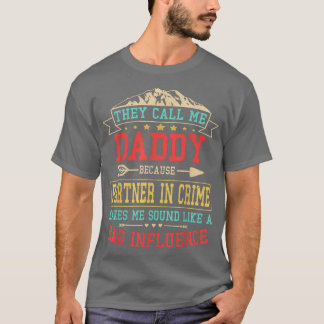 Camiseta Hombres A Los Que Me Llaman Papi Pareja En Crimen 