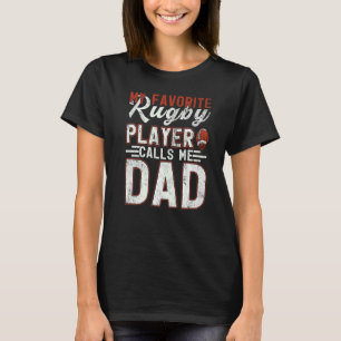 Camiseta Hombres a los que mi jugador de rugby me llama pap
