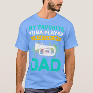 Camiseta Hombres a los que mi jugador favorito de Tuba me l