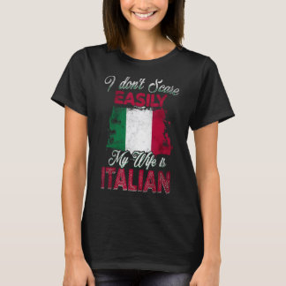Camiseta Hombres a los que no asusto fácilmente mi esposa e