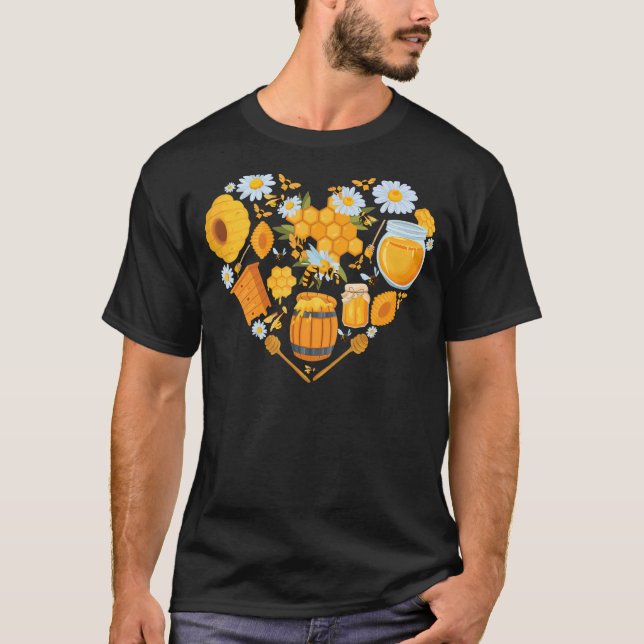 Camiseta Hombres Abejas Guay Mujeres Beehive Honeybee 1 (Anverso)