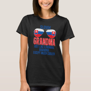 Camiseta Hombres Abuela Eslovaca Abuela Eslovaquia Bandera 