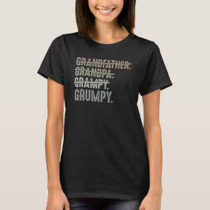 Camiseta Hombres Abuelo Abuelo Abuelo Abuelo Padres Grampy 