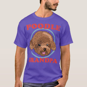 Camiseta Hombres Abuelo Abuelo Dueño De Perro Poodle Premiu