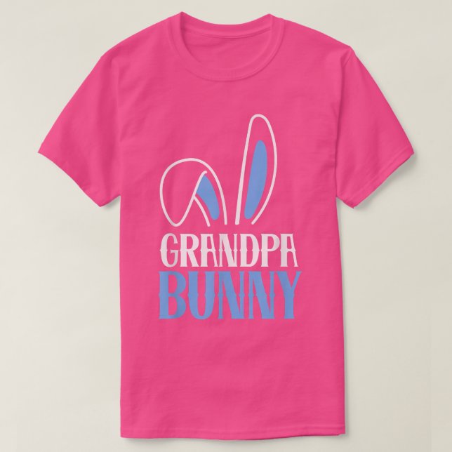 Camiseta Hombres Abuelo Bunny Costume Funny Familiar Coinci (Diseño del anverso)