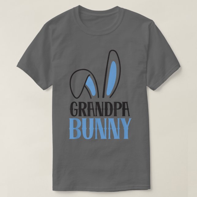 Camiseta Hombres Abuelo Bunny Costume Funny Familiar Coinci (Diseño del anverso)