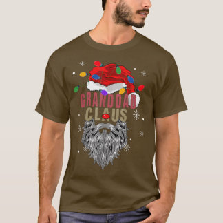 Camiseta Hombres Abuelo Claus Navidades feos Santa con luz
