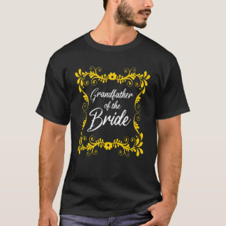 Camiseta Hombres Abuelo De La Bachillerato De La Novia
