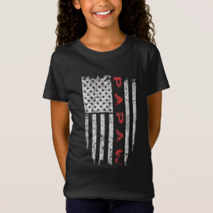 Camiseta Hombres Abuelo de la Bandera Estadounidense Papaw
